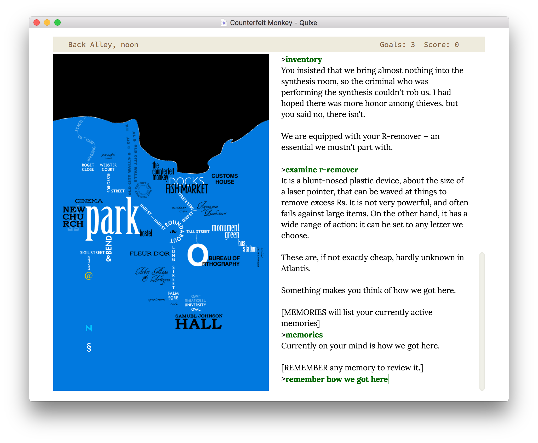 counterfeit monkey game screenshot
