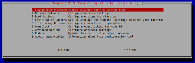 Raspberry Pi Software Configuration Tool