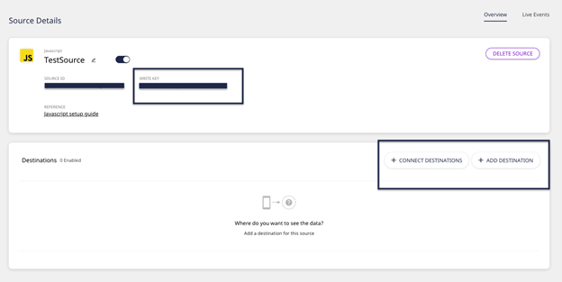 RudderStack adding the destination