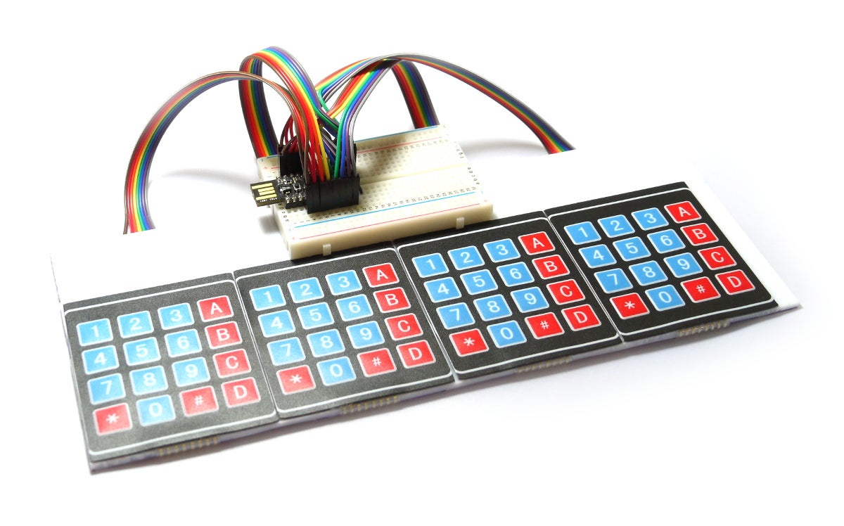 Espruino wired up Espruino wired up